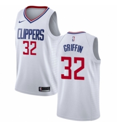 Women's Nike Los Angeles Clippers #32 Blake Griffin Authentic White NBA Jersey - Association Edition