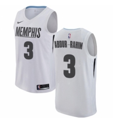 Youth Nike Memphis Grizzlies #3 Shareef Abdur-Rahim Swingman White NBA Jersey - City Edition