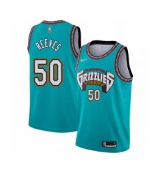 Women's Memphis Grizzlies #50 Bryant Reeves Swingman Green Hardwood Classic Basketball Jersey