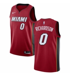 Women's Nike Miami Heat #0 Josh Richardson Swingman Red NBA Jersey Statement Edition