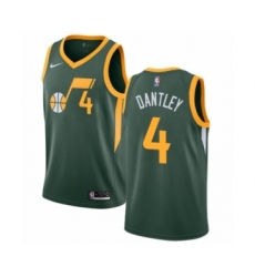 Men's Nike Utah Jazz #27 Rudy Gobert Green Swingman Jersey - Earned Edition