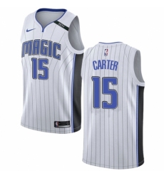 Women's Nike Orlando Magic #15 Vince Carter Swingman NBA Jersey - Association Edition