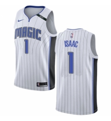 Youth Nike Orlando Magic #1 Jonathan Isaac Swingman NBA Jersey - Association Edition