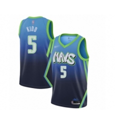 Men's Dallas Mavericks #5 Jason Kidd Swingman Blue Basketball Jersey - 2019 20 City Edition