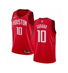 Men's Nike Houston Rockets #10 Eric Gordon Red Swingman Jersey - Earned Edition