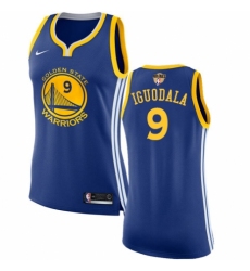 Women's Nike Golden State Warriors #9 Andre Iguodala Authentic Royal Blue Road 2018 NBA Finals Bound NBA Jersey - Icon Edition