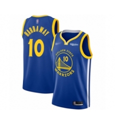 Women's Golden State Warriors #10 Tim Hardaway Swingman Royal Finished Basketball Jersey - Icon Edition
