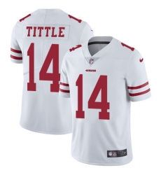 Youth Nike San Francisco 49ers #14 Y.A. Tittle Elite White NFL Jersey
