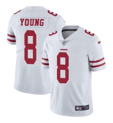 Youth Nike San Francisco 49ers #8 Steve Young Elite White NFL Jersey