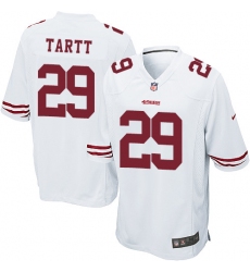 Men's Nike San Francisco 49ers #29 Jaquiski Tartt Game White NFL Jersey