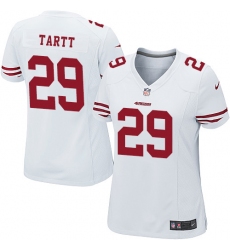 Women's Nike San Francisco 49ers #29 Jaquiski Tartt Game White NFL Jersey