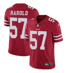 Youth Nike San Francisco 49ers #57 Eli Harold Elite Red Team Color NFL Jersey