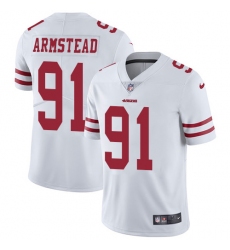 Youth Nike San Francisco 49ers #91 Arik Armstead Elite White NFL Jersey