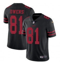 Youth Nike San Francisco 49ers #81 Terrell Owens Black Vapor Untouchable Limited Player NFL Jersey
