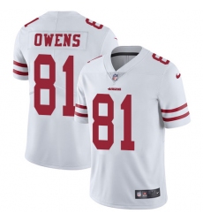 Youth Nike San Francisco 49ers #81 Terrell Owens Elite White NFL Jersey