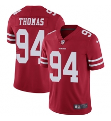 Youth Nike San Francisco 49ers #94 Solomon Thomas Elite Red Team Color NFL Jersey