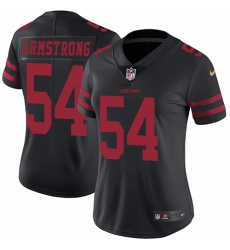 Women's Nike San Francisco 49ers #54 Ray-Ray Armstrong Elite Black Alternate NFL Jersey