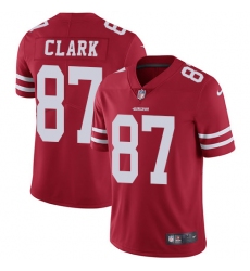 Youth Nike San Francisco 49ers #87 Dwight Clark Elite Red Team Color NFL Jersey