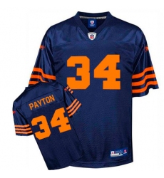 Reebok Chicago Bears #34 Walter Payton Blue 1940s Replica Throwback NFL Jersey