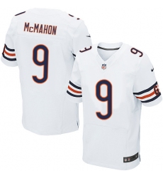 Men's Nike Chicago Bears #9 Jim McMahon Elite White NFL Jersey