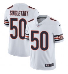 Youth Nike Chicago Bears #50 Mike Singletary Elite White NFL Jersey