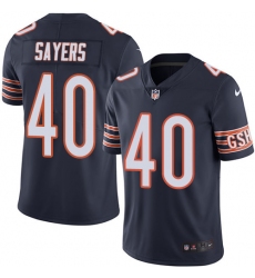 Youth Nike Chicago Bears #40 Gale Sayers Elite Navy Blue Team Color NFL Jersey