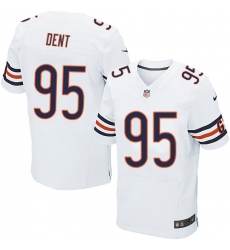 Men's Nike Chicago Bears #95 Richard Dent Elite White NFL Jersey