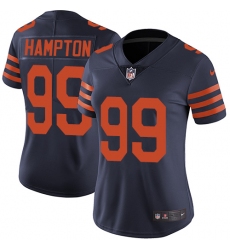 Women's Nike Chicago Bears #99 Dan Hampton Elite Navy Blue Alternate NFL Jersey