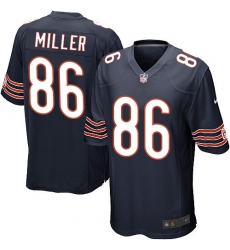Youth Nike Chicago Bears #86 Zach Miller Game Navy Blue Team Color NFL Jersey