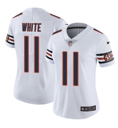 Women's Nike Chicago Bears #11 Kevin White Elite White NFL Jersey