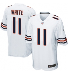 Youth Nike Chicago Bears #11 Kevin White Game White NFL Jersey