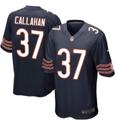 Men's Nike Chicago Bears #37 Bryce Callahan Game Navy Blue Team Color NFL Jersey