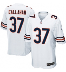 Men's Nike Chicago Bears #37 Bryce Callahan Game White NFL Jersey
