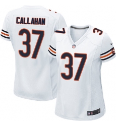 Women's Nike Chicago Bears #37 Bryce Callahan Game White NFL Jersey