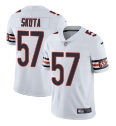 Men's Nike Chicago Bears #57 Dan Skuta White Vapor Untouchable Limited Player NFL Jersey