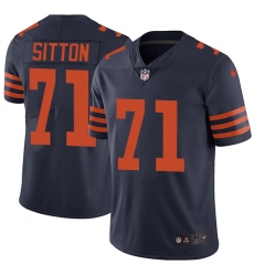 Youth Nike Chicago Bears #71 Josh Sitton Elite Navy Blue Alternate NFL Jersey