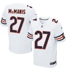 Men's Nike Chicago Bears #27 Sherrick McManis Elite White NFL Jersey