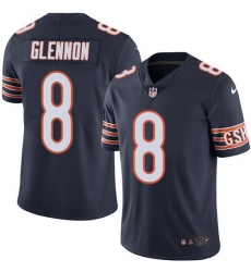 Youth Nike Chicago Bears #8 Mike Glennon Elite Navy Blue Team Color NFL Jersey