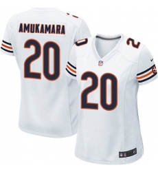 Women's Nike Chicago Bears #20 Prince Amukamara Game White NFL Jersey