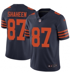 Youth Nike Chicago Bears #87 Adam Shaheen Elite Navy Blue Alternate NFL Jersey