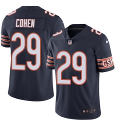 Youth Nike Chicago Bears #29 Tarik Cohen Elite Navy Blue Team Color NFL Jersey