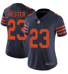 Women's Nike Chicago Bears #23 Devin Hester Elite Navy Blue Alternate NFL Jersey