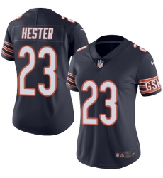 Women's Nike Chicago Bears #23 Devin Hester Elite Navy Blue Team Color NFL Jersey