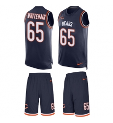 Men's Nike Chicago Bears #65 Cody Whitehair Limited Navy Blue Tank Top Suit NFL Jersey
