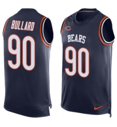 Men's Nike Chicago Bears #90 Jonathan Bullard Limited Navy Blue Player Name & Number Tank Top NFL Jersey