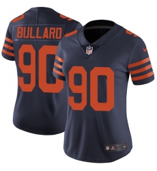 Women's Nike Chicago Bears #90 Jonathan Bullard Elite Navy Blue Alternate NFL Jersey