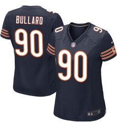 Women's Nike Chicago Bears #90 Jonathan Bullard Game Navy Blue Team Color NFL Jersey