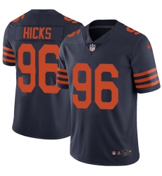 Youth Nike Chicago Bears #96 Akiem Hicks Elite Navy Blue Alternate NFL Jersey
