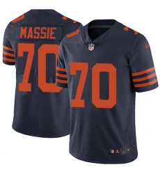 Youth Nike Chicago Bears #70 Bobby Massie Elite Navy Blue Alternate NFL Jersey