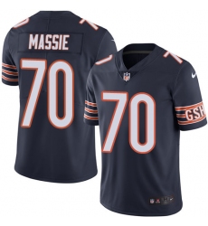 Youth Nike Chicago Bears #70 Bobby Massie Elite Navy Blue Team Color NFL Jersey